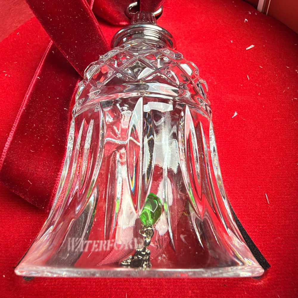 Waterford Crystal 12 Days of Christmas 8th Edition Bell Ornament 136122 Boxed
